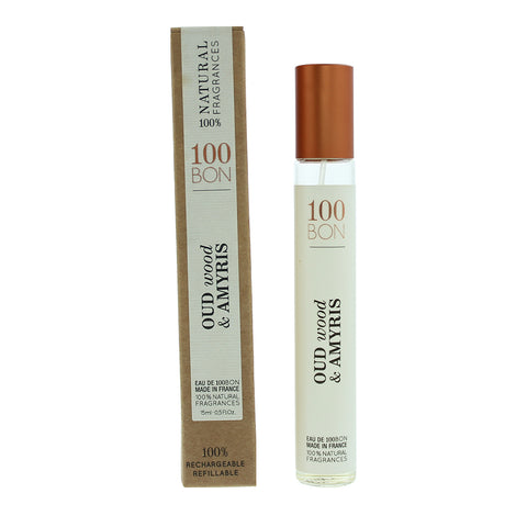 100 Bon Oud Wood & Amyris Refillable Eau De Parfum 15ml
