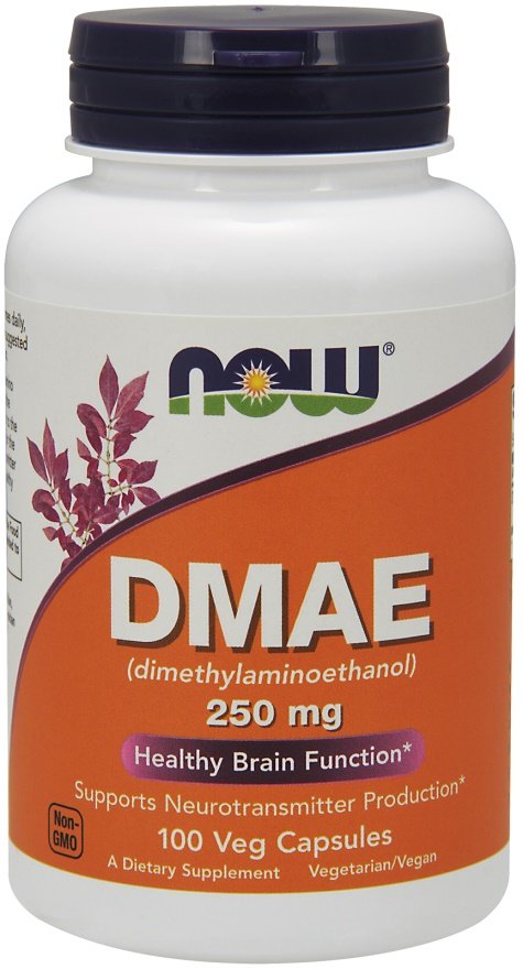 NOW Foods, DMAE (Dimethylaminoethanol), 250mg - 100 vcaps