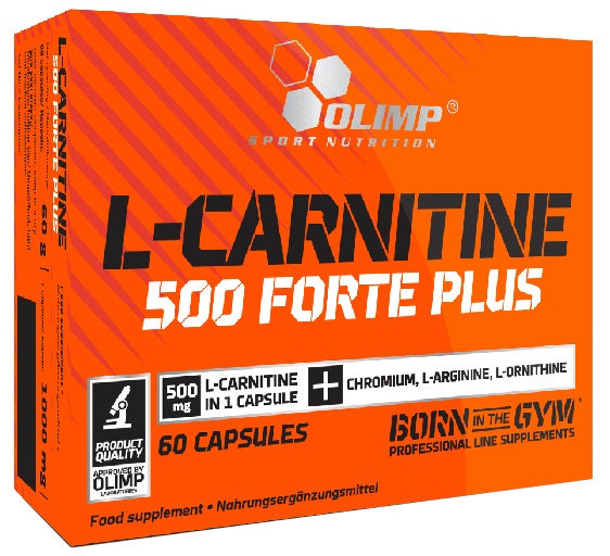 Olimp Nutrition, L-Carnitine 500 Forte Plus - 60 caps