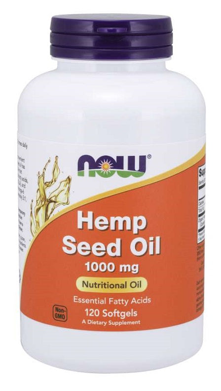 NOW Foods, Hemp Seed Oil, 1000mg - 120 softgels