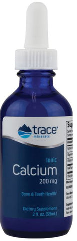Trace Minerals, Ionic Calcium, 200mg - 59 ml.