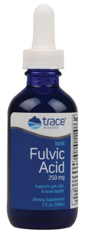 Trace Minerals, Ionic Fulvic Acid, 250mg - 59 ml.