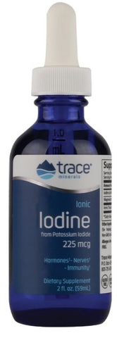 Trace Minerals, Ionic Iodine, 225mcg - 59 ml.