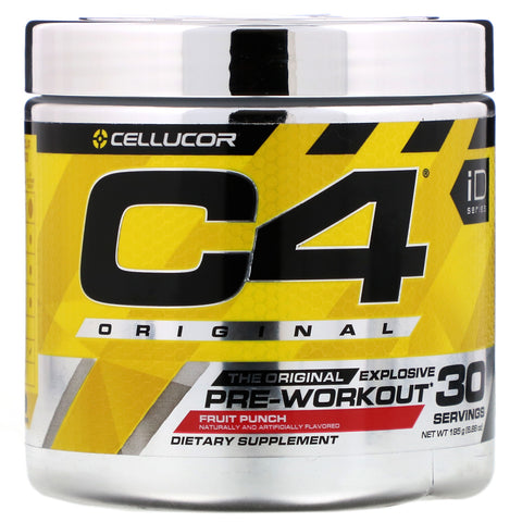 Cellucor, C4 Original Explosive, Pre-Workout, Fruit Punch, 6.88 oz (195 g)