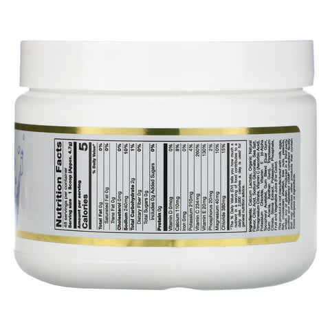 California Gold Nutrition, HydrationUP, Electrolyte Drink Mix Powder, Grape, 8 oz (227 g)