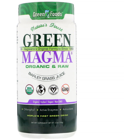 Green Foods, Green Magma, Barley Grass Juice, 5.3 oz (150 g)