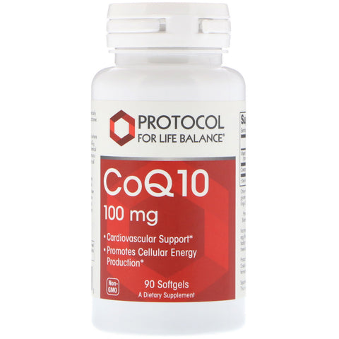 Protocol for Life Balance, CoQ10, 100 mg, 90 Softgels