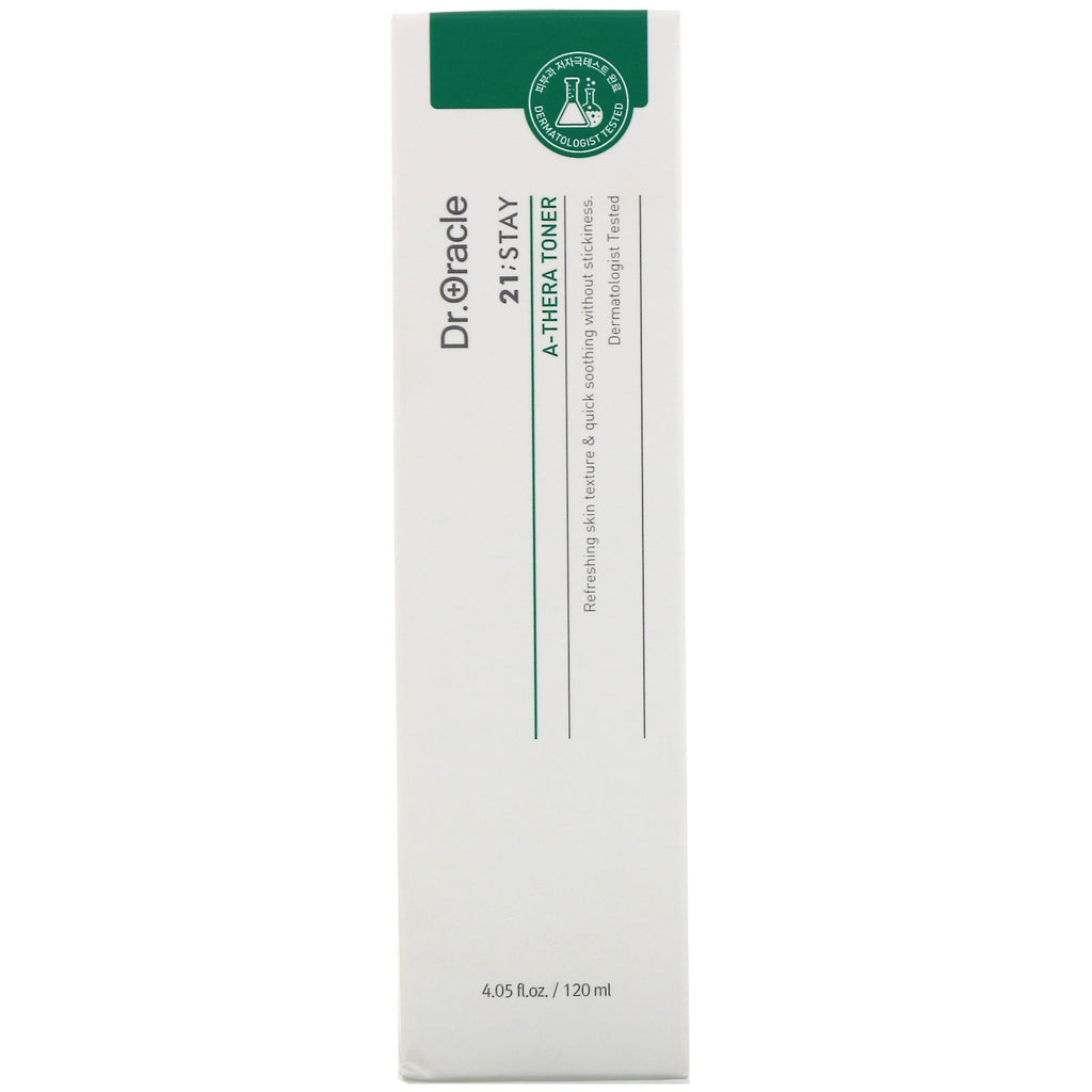 Dr. Oracle, 21 años; Quédese, A-Thera Toner, 4,05 fl oz (120 ml)