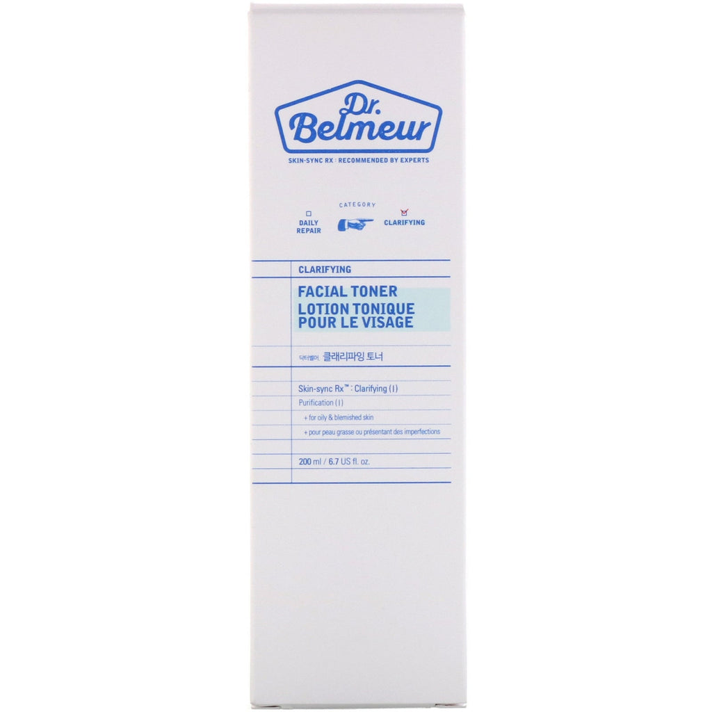 Dr. Belmeur, Aclarante, Tónico facial, 200 ml (6,7 oz. líq.)