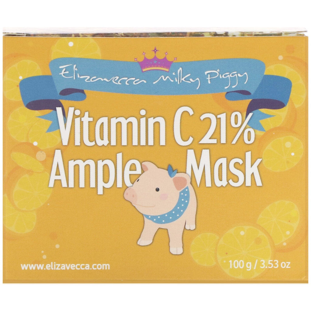 Elizavecca, Milky Piggy, Vitamin C 21% Ample Mask, 3.53 oz (100 g)