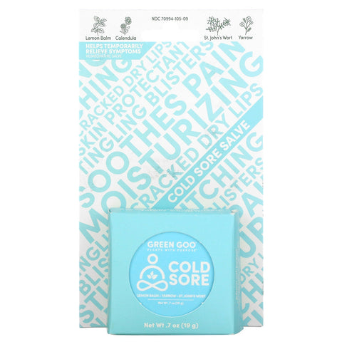 Green Goo, ungüento para el herpes labial, 19 g (0,7 oz)