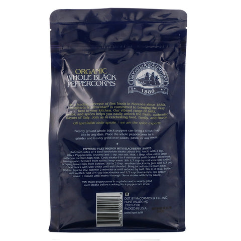 Drogheria & Alimentari, Granos de pimienta negra enteros, 555 g (19,58 oz)