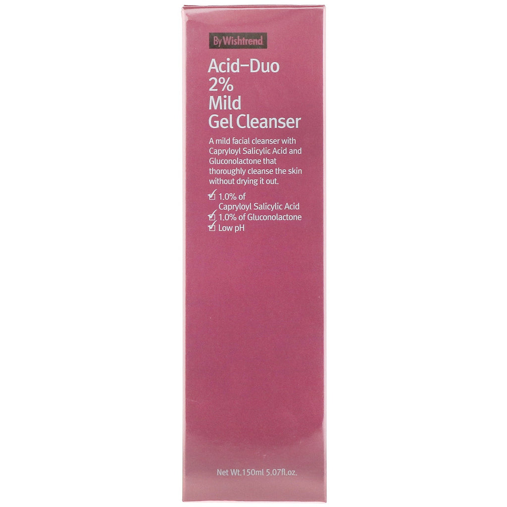 Wishtrend, Acid-Duo 2% Mild Gel Cleanser, 5.07 fl oz (150 ml)