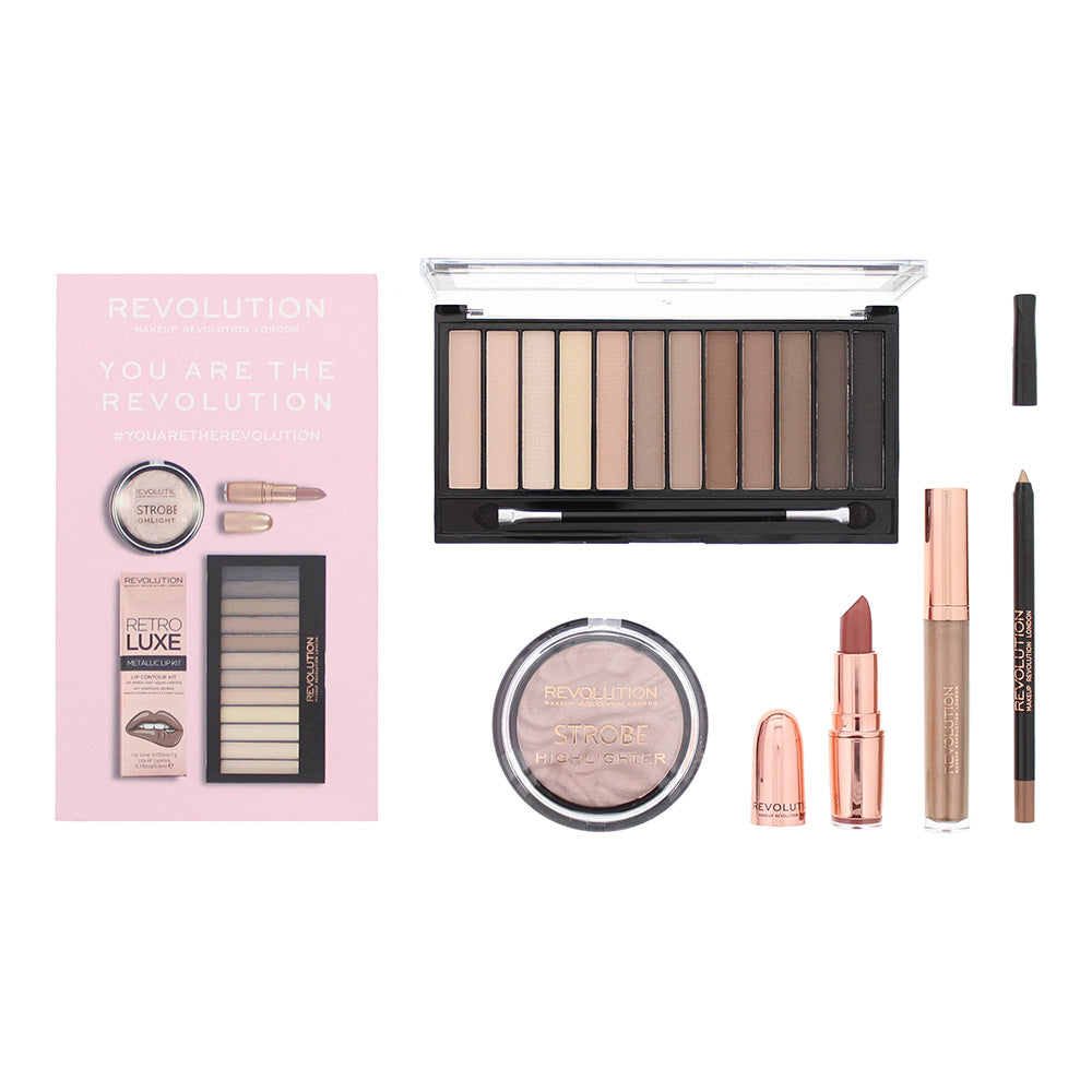 Revolution You Are The Revolution 5 Piece Gift Set: Strobe Moon Glow Lights High