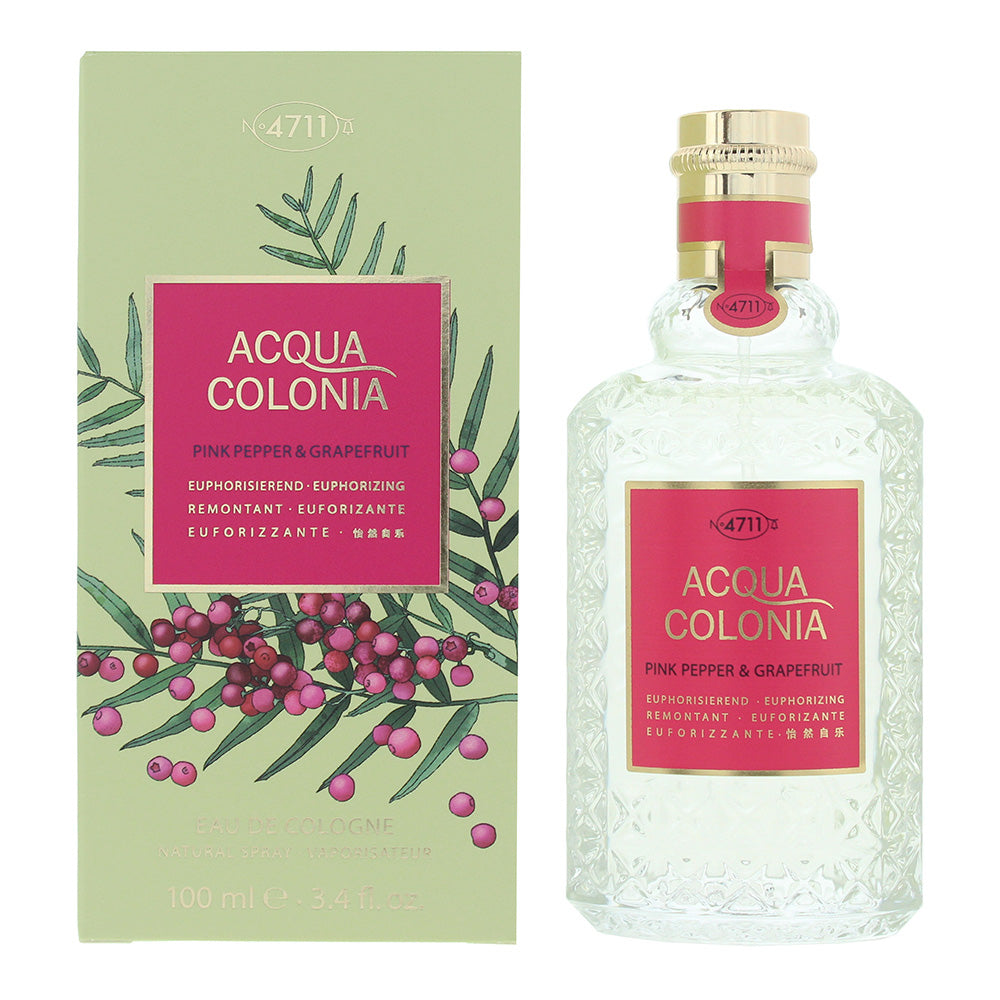 4711 Acqua Colonia Pink Pepper  Grapefruit Eau de Cologne 100ml
