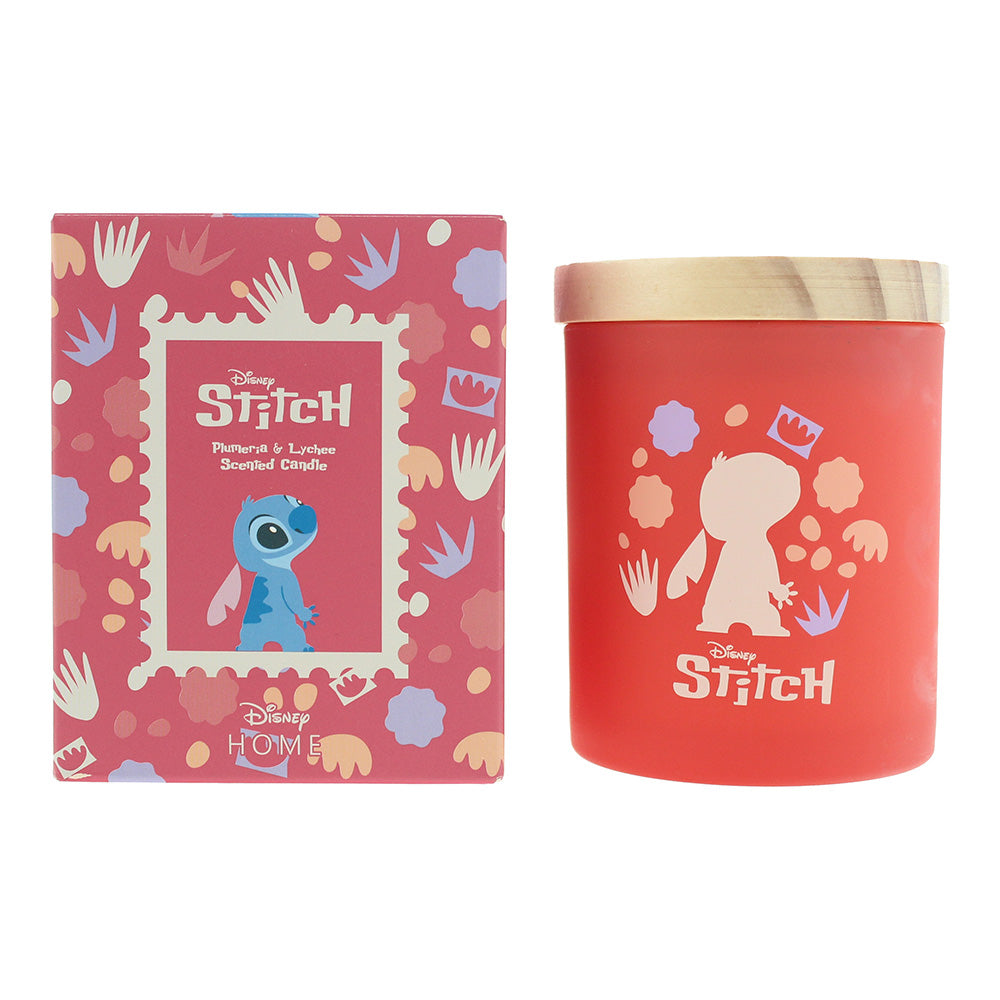 Disney Stitch Plumeria And Lychee Scented Candle 195g