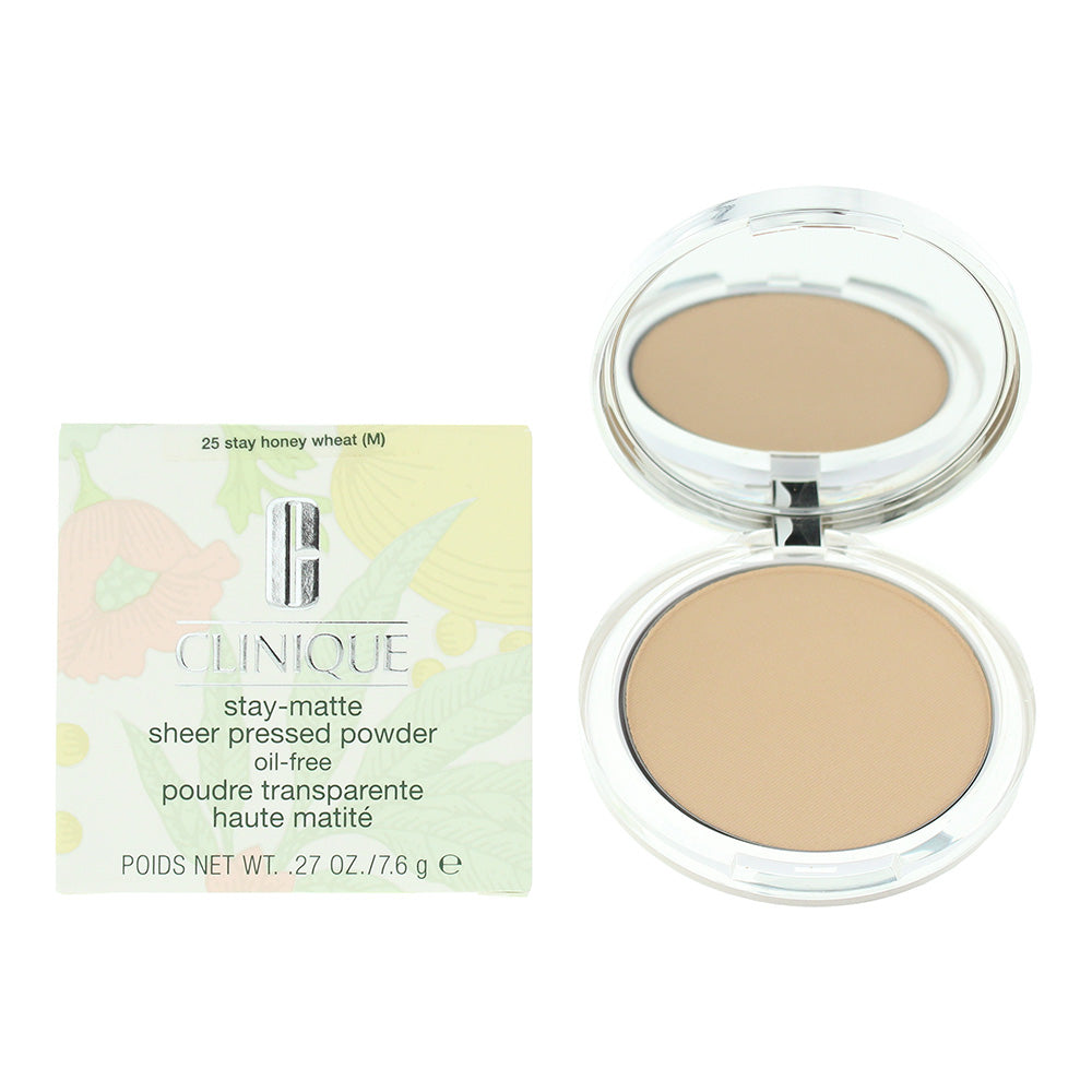 Clinique Stay Matte Sheer Stay Honey Wheat Pressed Powder 7.6g