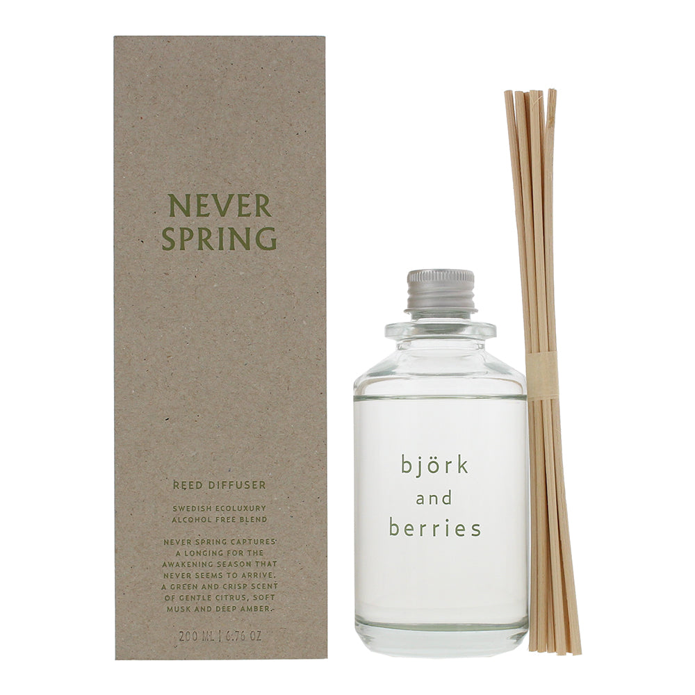 Bjork & Berries Never Spring Reed Diffuser 200ml