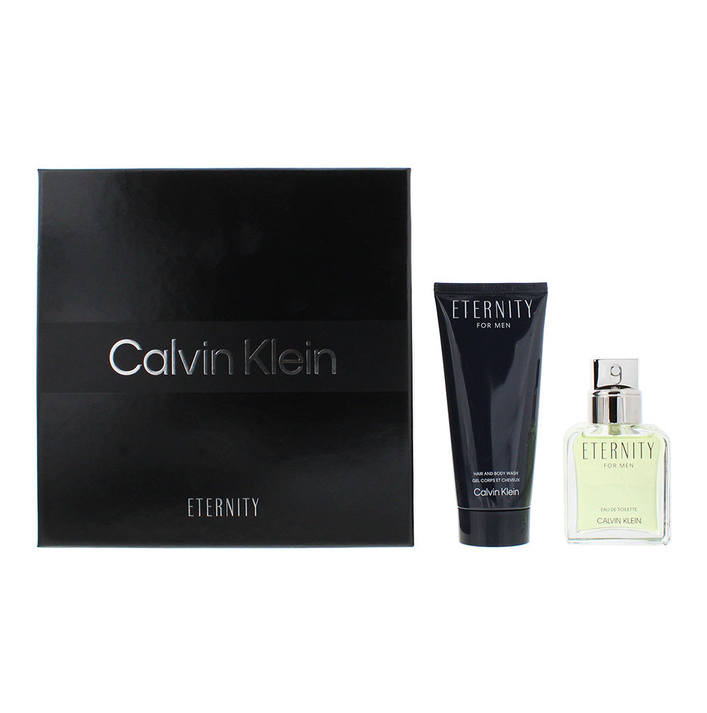 Calvin Klein Eternity For Men 2 Piece Gift Set: Eau de Toilette 50ml - Shower Ge
