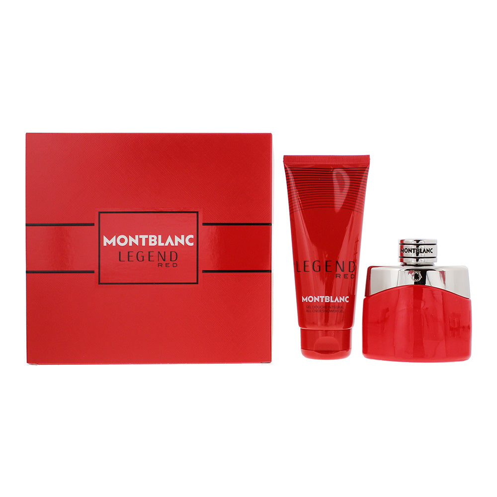 Montblanc Legend Red 2 Piece Gift Set: Eau de Parfum 50ml - Shower Gel 100ml
