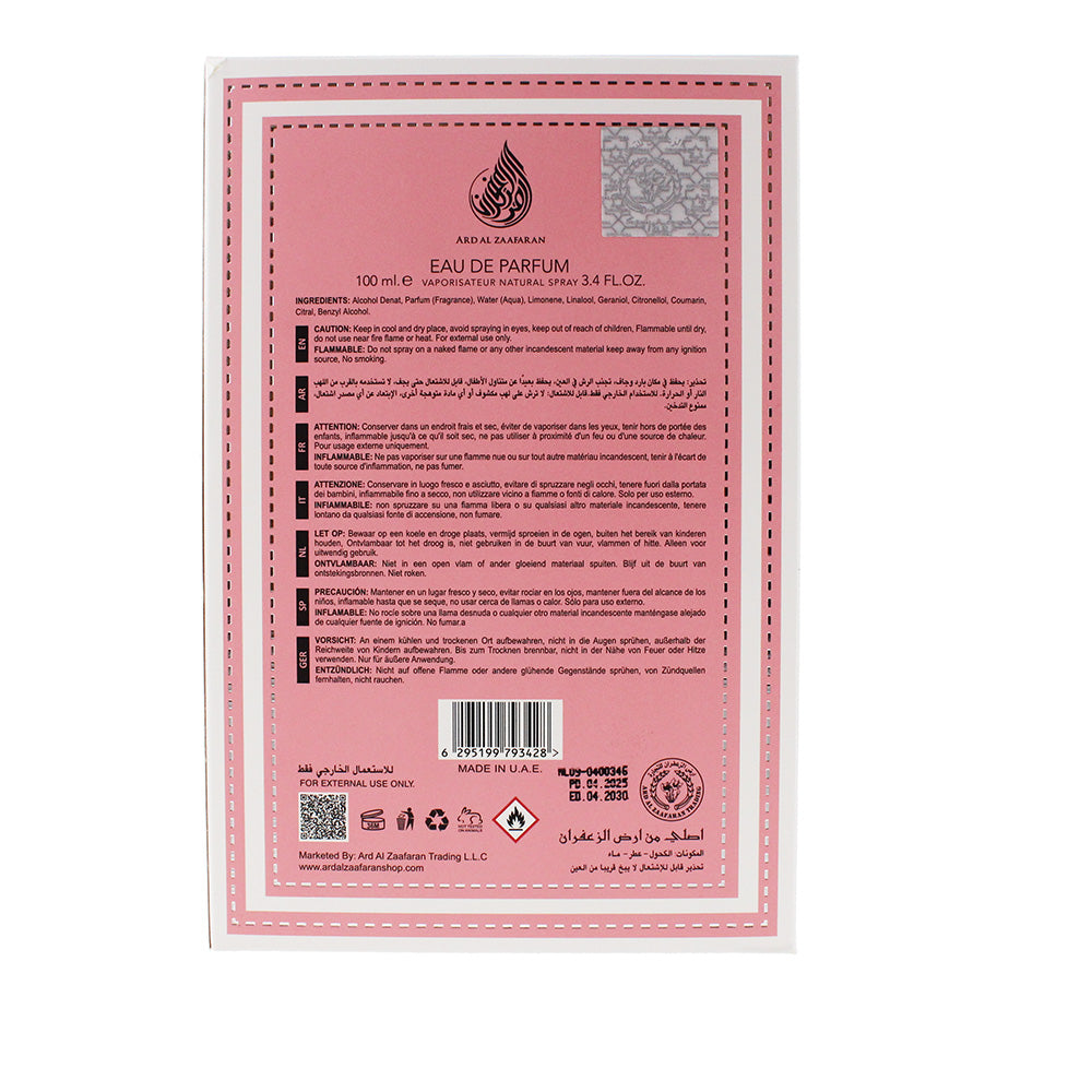 Ard Al Zaafaran Mousuf Wardi Eau de Parfum 100ml
