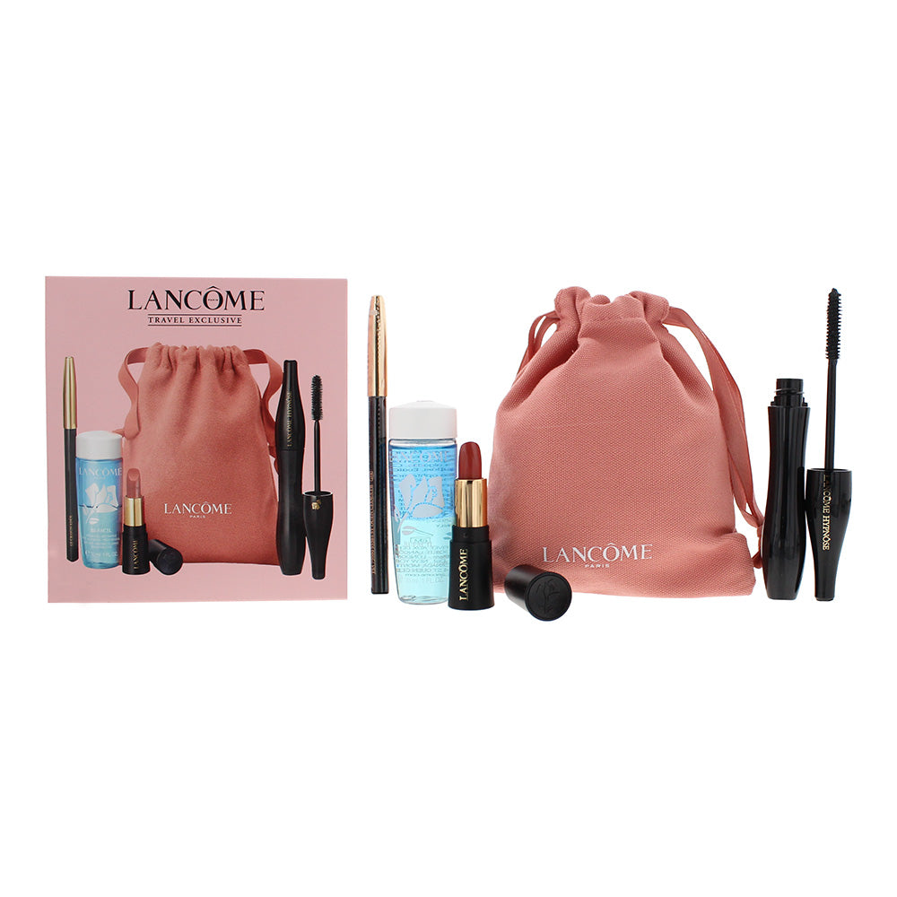 Lancôme Hypnôse  Piece Gift Set: Mascara 6.2ml - Cleanser 30ml - Lipstick 1.6g -