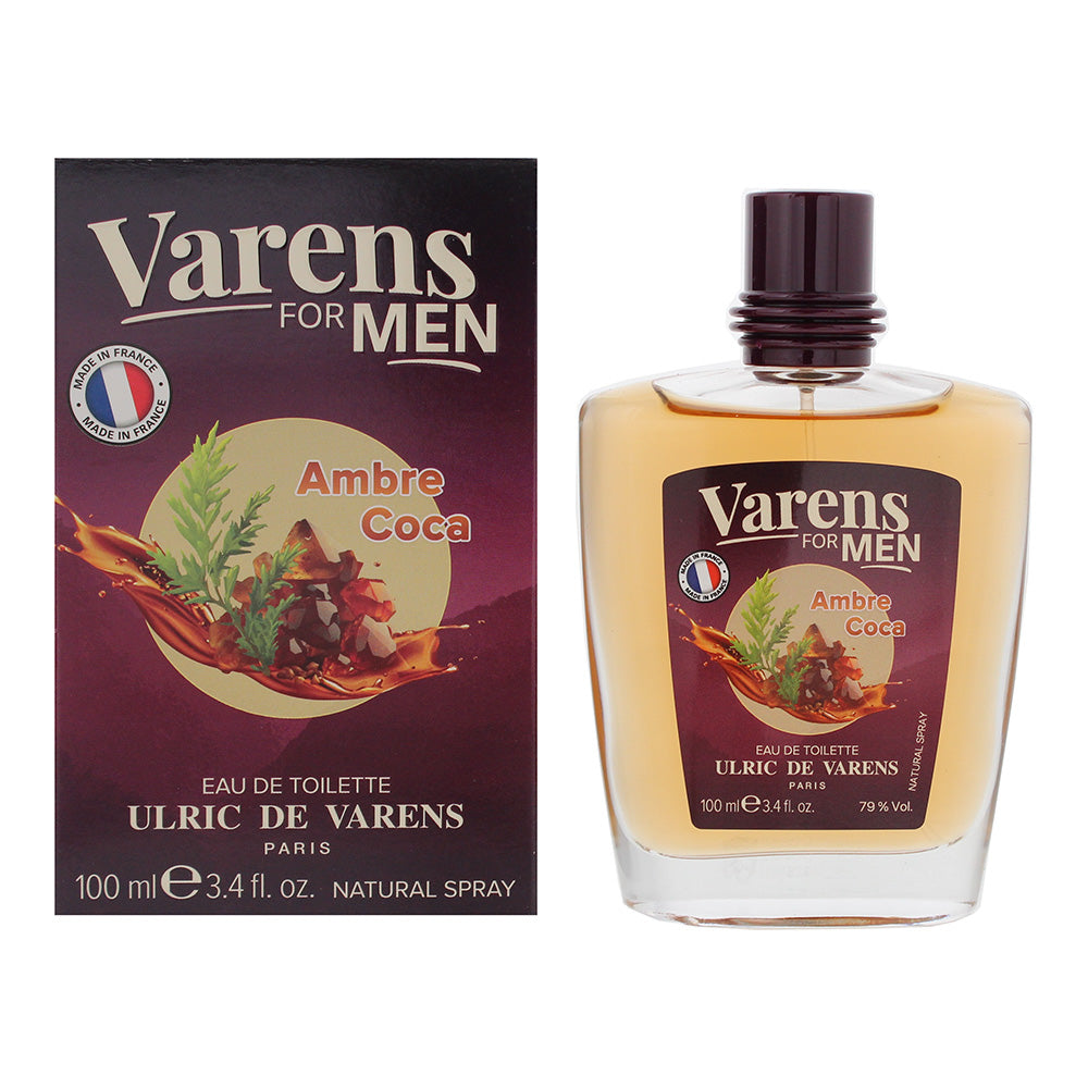 Ulric De Varens Varens For Men Ambre Coca Eau de Toilette 100ml
