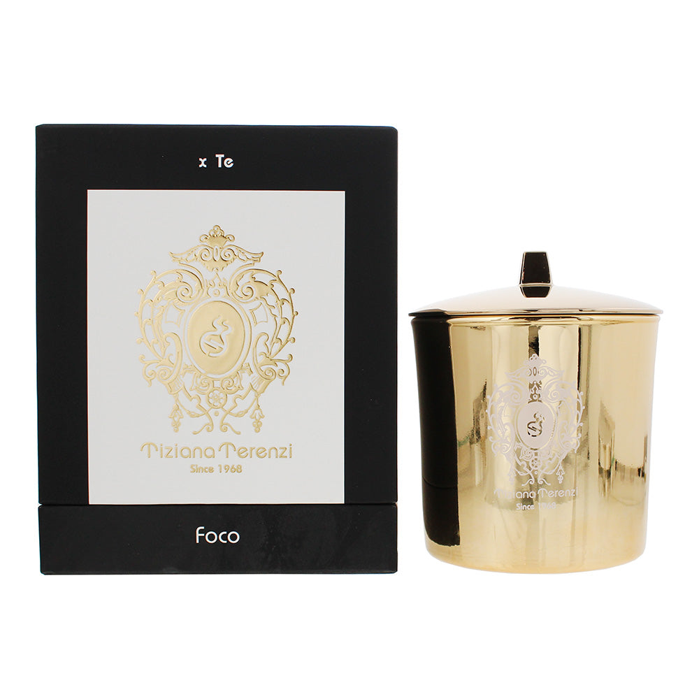 Tiziana Terenzi Ursa Gold Glass Foco Maxi Candle 500g