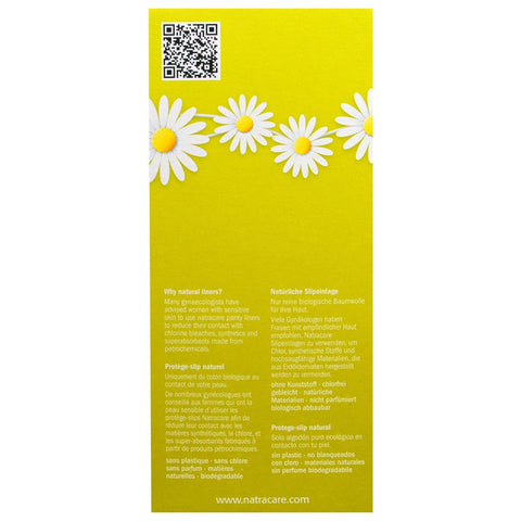 Natracare, Protegeslips, Funda de algodón, Tanga, 30 protectores