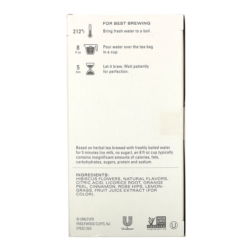 Tazo te, urtete, passion, koffeinfri, 20 teposer, 1,8 oz (52 g)