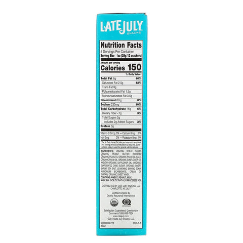 Finales de julio, galletas tipo sándwich pequeñas, mantequilla de maní, 5 oz (141 g)