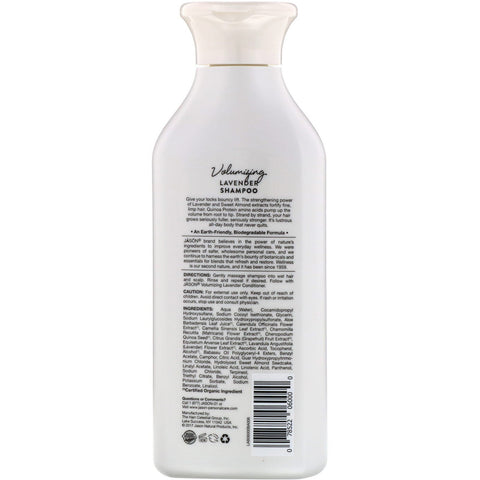 Jason Natural, volumengivende lavendel shampoo, 16 fl oz (473 ml)