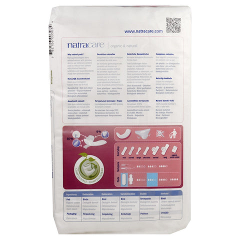 Natracare, & Natural Maxi Pads, 12 Super Pads