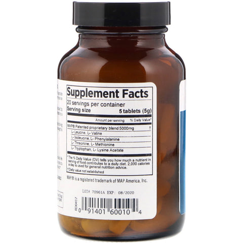 Pure Planet, Master Amino Acid Pattern, 1000 mg, 100 Tablets