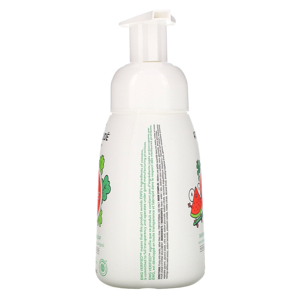 ATTITUDE, Little Leaves Science, Jabón espumoso para manos, Sandía y coco, 10 fl oz (295 ml)
