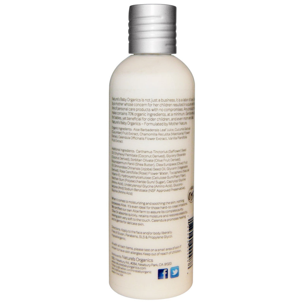 Nature's Baby s, Face & Body Moisturizer, Fragrance Free, 8 oz (236.5 ml)