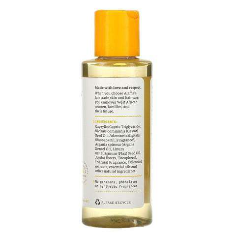 Alaffia, Baobab Baby, Aceite nutritivo, manzanilla, 3,6 fl oz (106 ml)