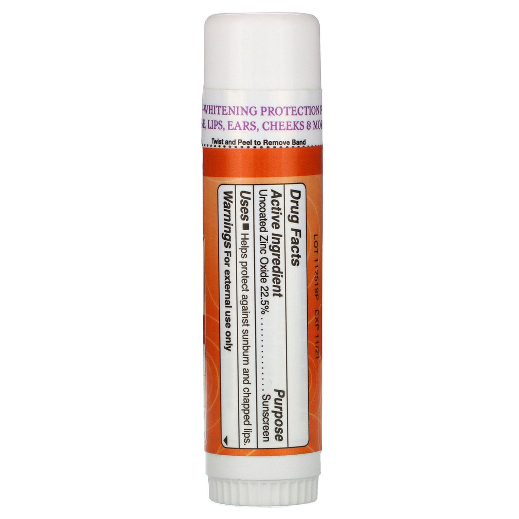 Badger Company, Kids, Natural Mineral Sunscreen Face Stick, SPF 35, Tangerine & Vanilla, 0.65 oz (18.4 g)