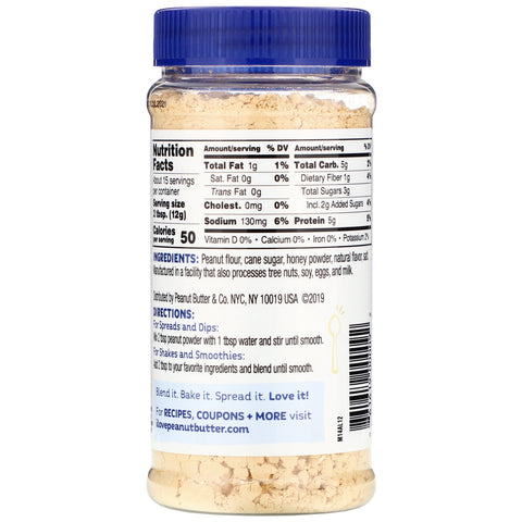 Peanut Butter & Co., maní en polvo, miel, 6,5 oz (184 g)