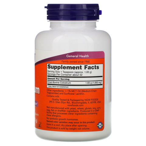 Now Foods, Calostro en polvo, 3 oz (85 g)