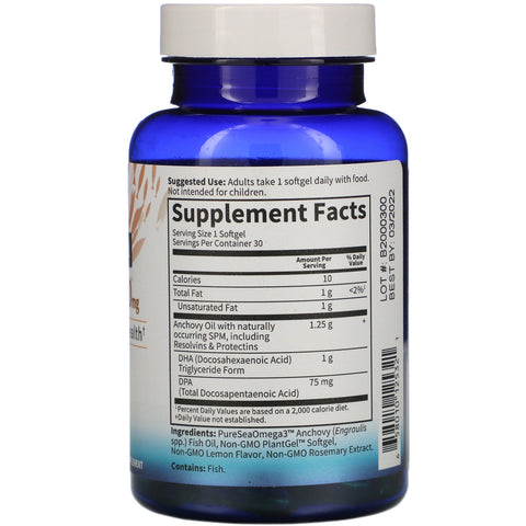 Garden of Life, Dr. Formulated, DHA,  Lemon, 1,000 mg, 30 Softgels