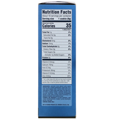 Gerber, galletas de plátano, 12+ meses, 5 oz (142 g)