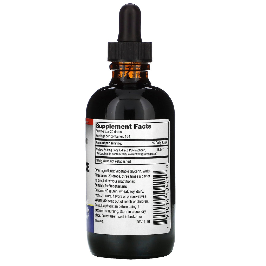 Mushroom Wisdom, Maitake D-Fraction, Standard, 120 ml