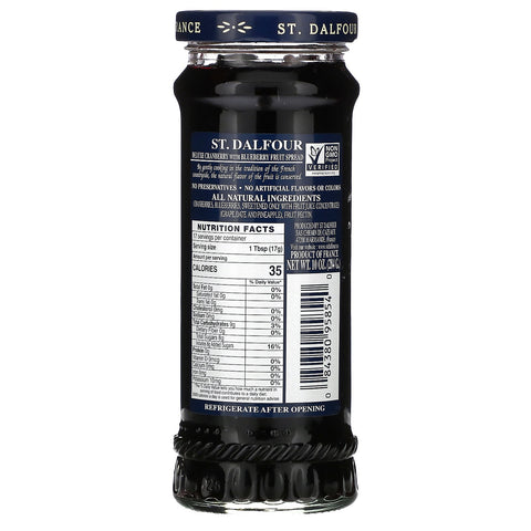St. Dalfour, Crema para untar de arándanos y arándanos, 284 g (10 oz)