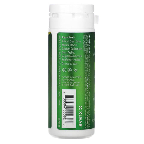 Xlear, Spry tyggegummi, Naturlig Spearmint, Sukkerfri, 27 stk.