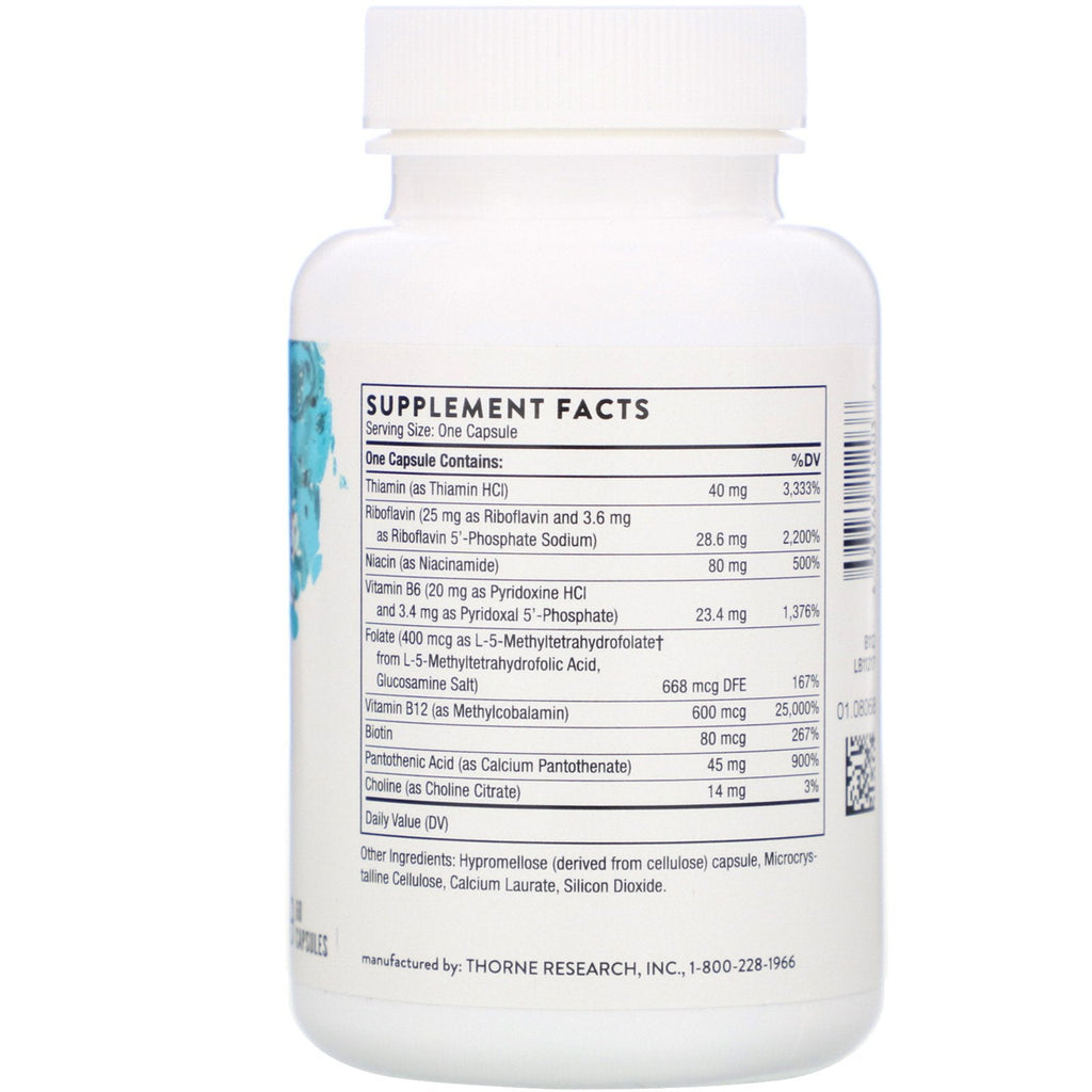 Thorne Research, B-Complex #12, 60 kapsler