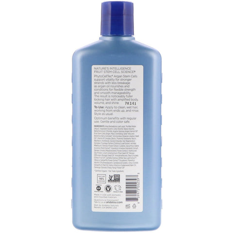 Andalou Naturals, Conditioner,Age Defying, For Thinning Hair, Argan Stem Cells, 11.5 fl oz (340 ml)