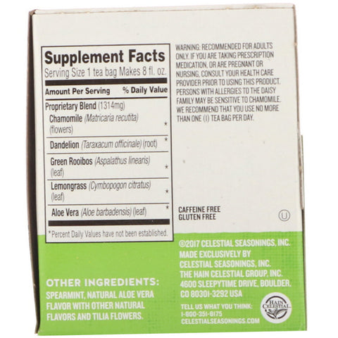 Himmelske krydderier, Wellness-te, Sleepytime Detox, Koffeinfri, 20 teposer, 1,2 oz (35 g)