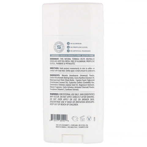 Schmidt's, naturlig deodorant, vand + træ, 3,25 oz (92 g)