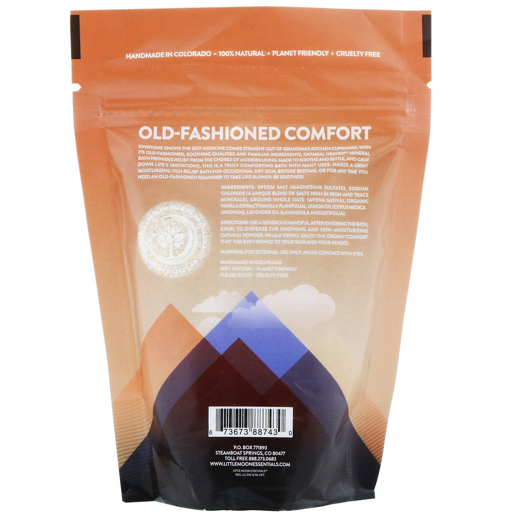 Little Moon Essentials, Oatmeal Heaven, Baño mineral calmante, 13,5 oz (383 g)